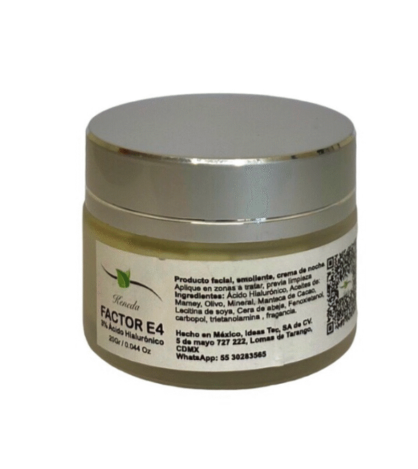 Crema emoliente facial Factor E4